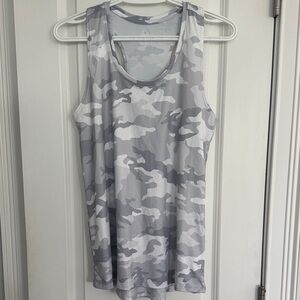 Athletic Works Women's Gray Camo Tank Top